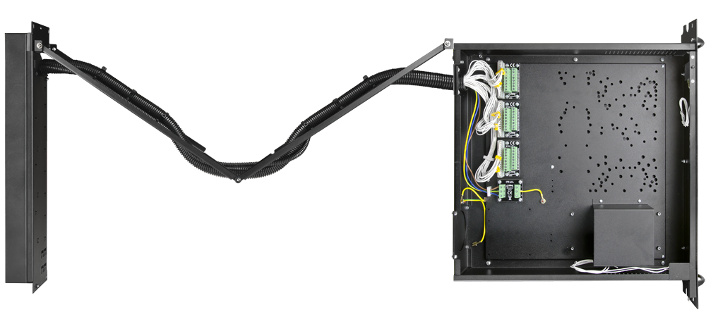 ARAD-S2 Kryt Security 2U skříň pro RACK19 &amp;quot;24 linek