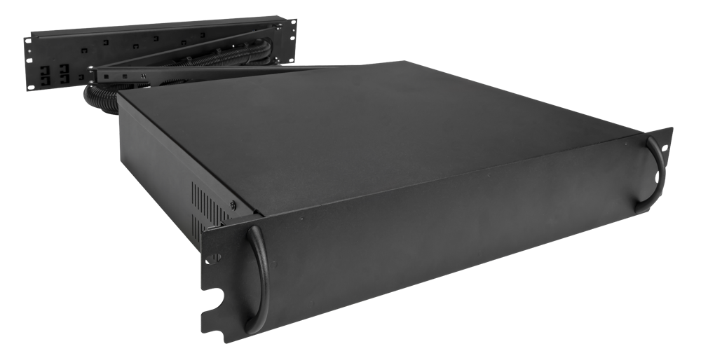 ARAD-S2 Kryt Security 2U skříň pro RACK19 &amp;quot;24 linek