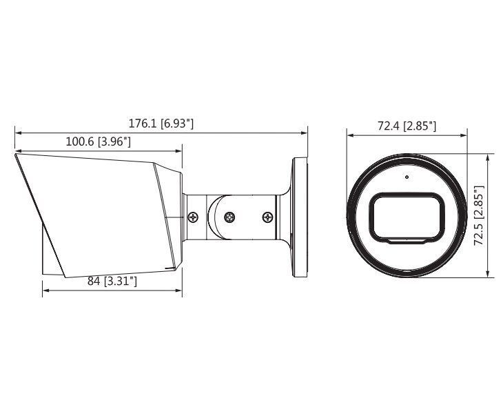 HAC-HFW1200T-0280B-BLACK