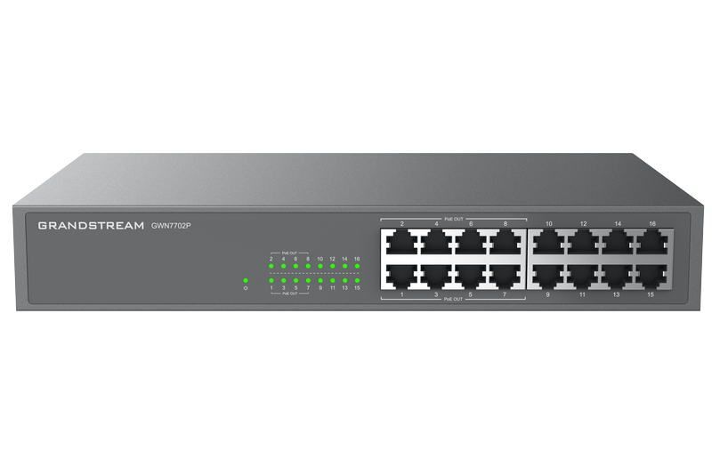 Grandstream GWN7702P Unmanaged Network Switch 16 portů / 8 PoE out