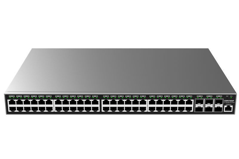 Grandstream GWN7806P Layer 2+ Managed Network PoE Switch, 48  portů / 6 SFP+