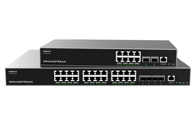 Grandstream GWN7813 Layer 3 Managed Network Switch 24 portů / 4x SFP+