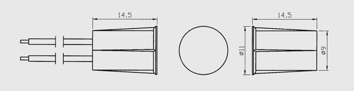 SP1011WH White, NC, standard MAG