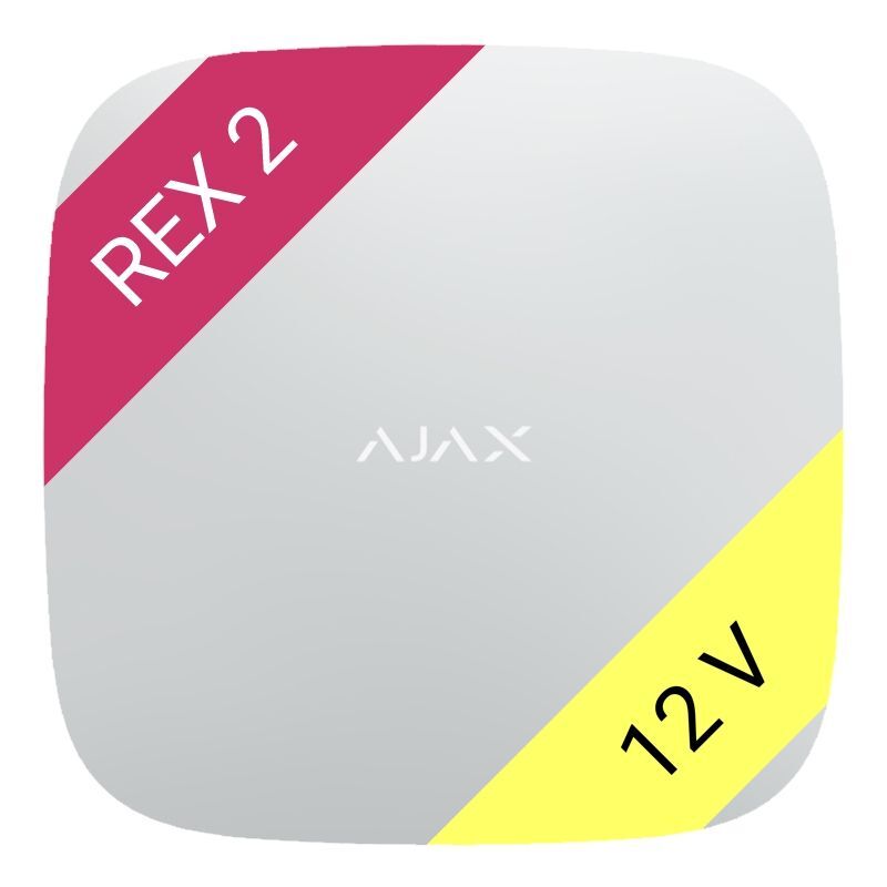 Ajax ReX 2 12V white (AJAX38207_12V)