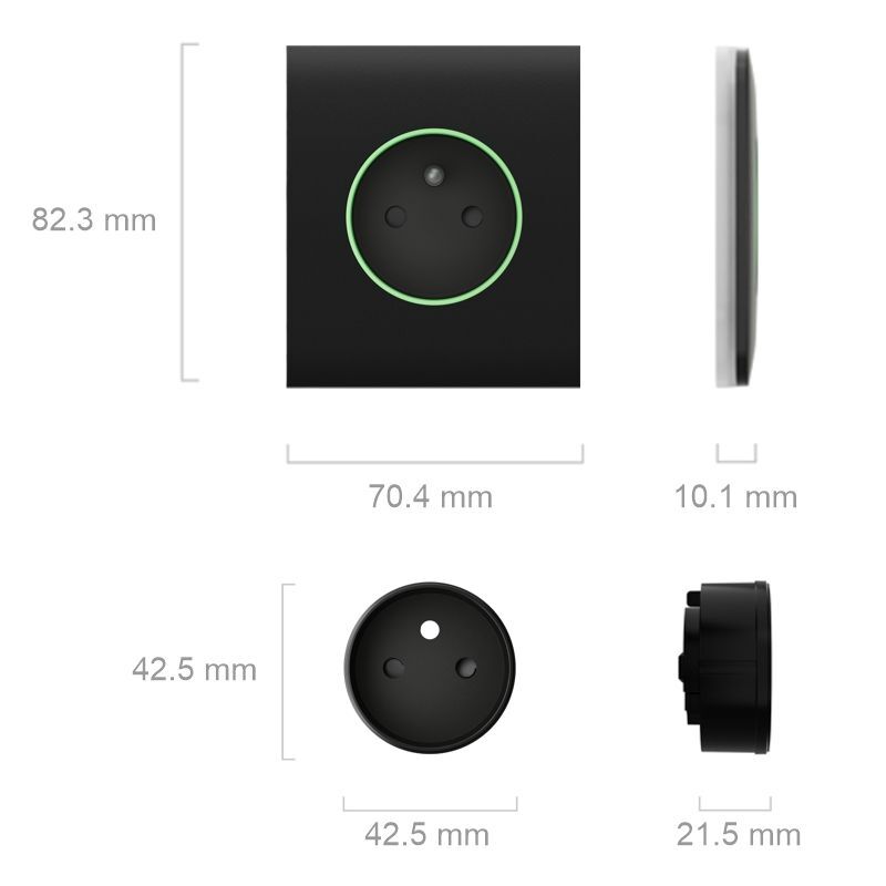 Ajax CenterCover (smart) [type E] [55] ASP graphite (59988)
