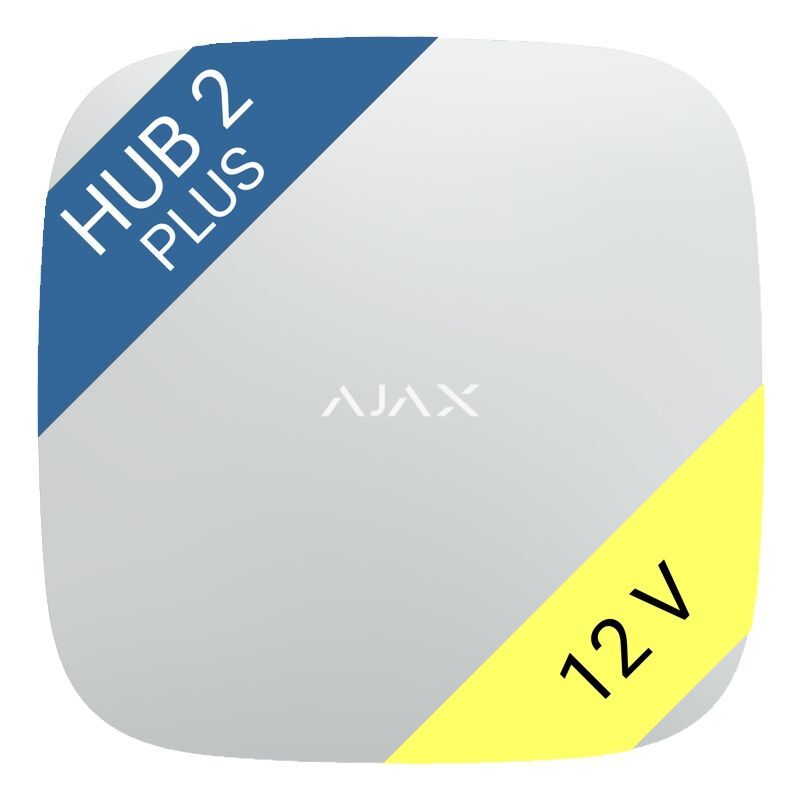 Ajax Hub 2 Plus 12V white (20279_12V)