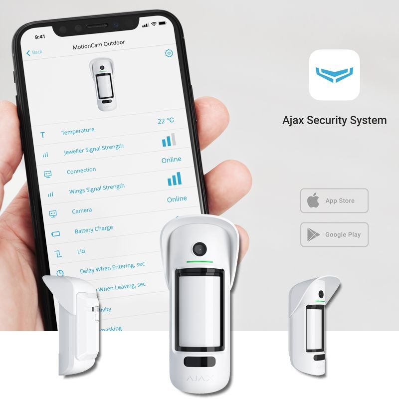 Ajax MotionCam Outdoor PhOD white (36660)