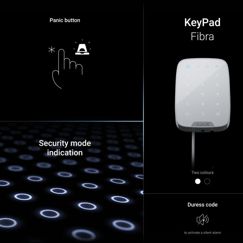 Ajax KeyPad Fibra white (30864)