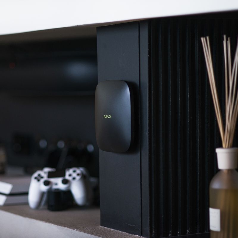 SET 9 - Ajax StarterKit black + Ajax SpaceControl black - ZDARMA