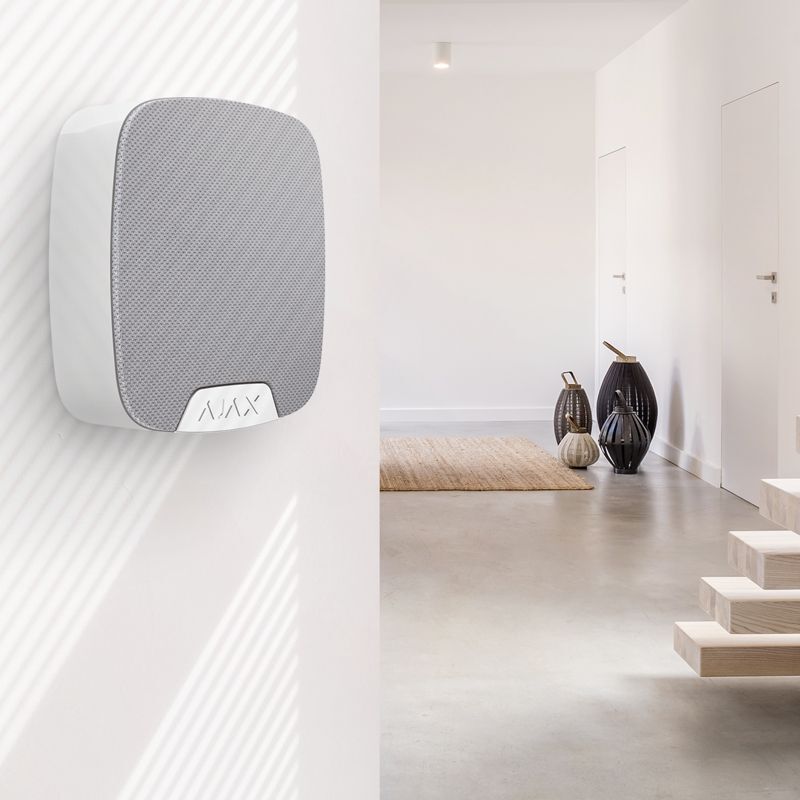 SET 7 - Ajax StarterKit white + Ajax HomeSiren white - ZDARMA