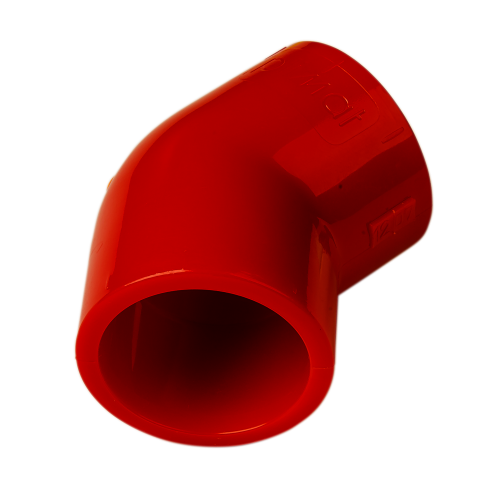 9-10905 Koleno 45st pro trubky 25mm - Red - 45° Elbow - 3/4&amp;quot;