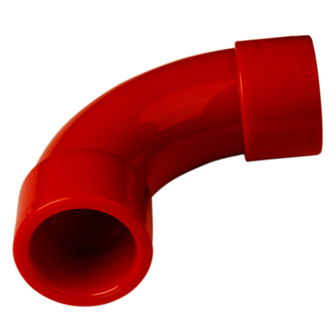 9-10906 Oblouk 90st pro trubky 25mm -  Red - 90° Bend - 3/4&quot; pipe