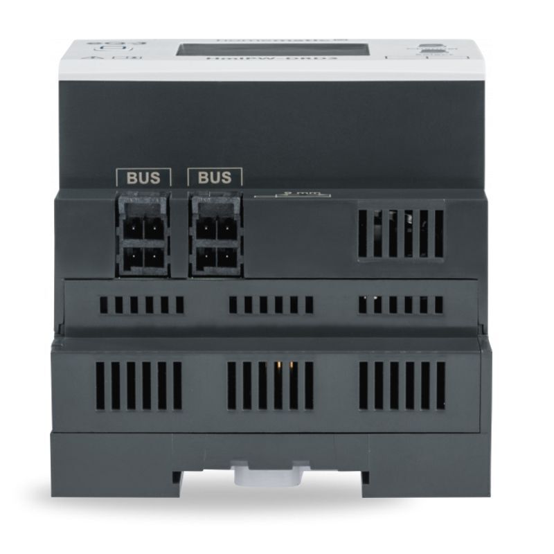 Drátový stmívací akční člen s LCD - na DIN lištu, 3 kanály HmIPW-DRD3