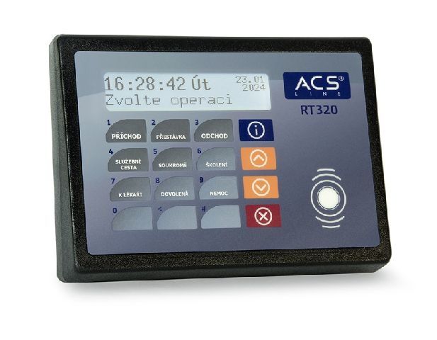 RT320W docházkový terminál