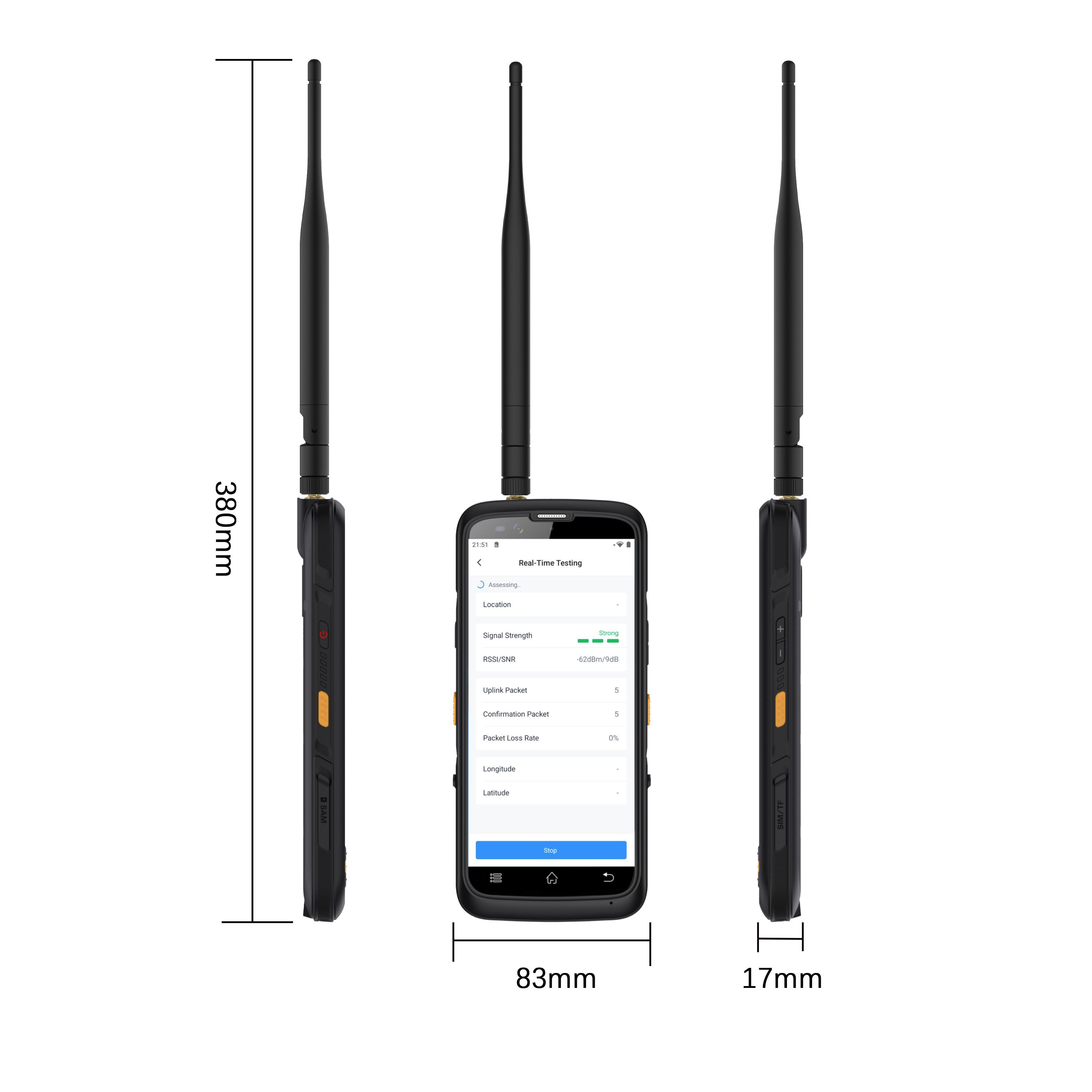 FT101 LoRaWAN tester a analyzator signálu