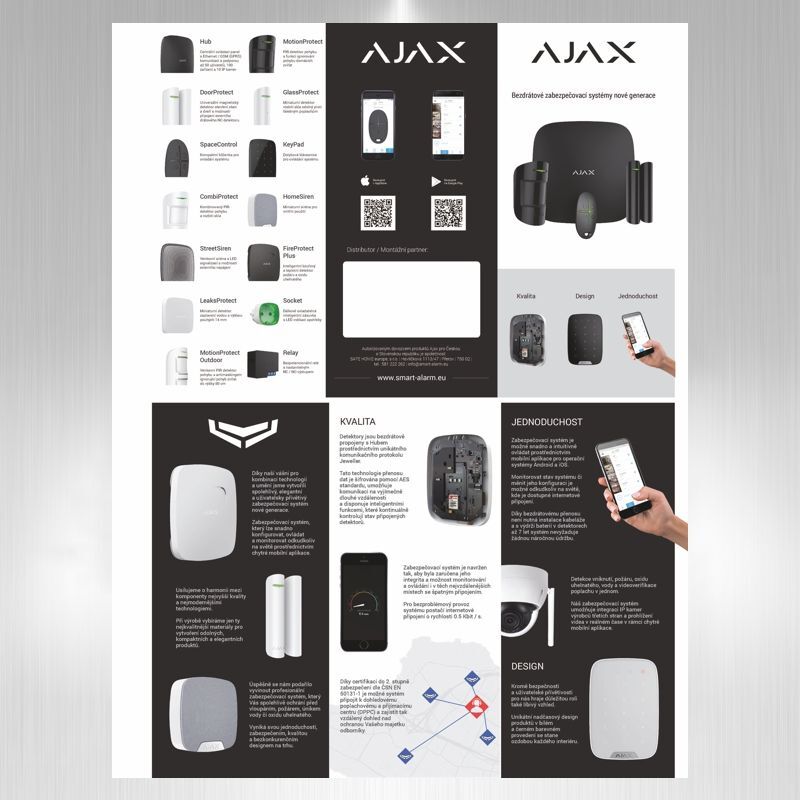 Prezentační brožura AJAX_LETAK19 (balení 25 ks)