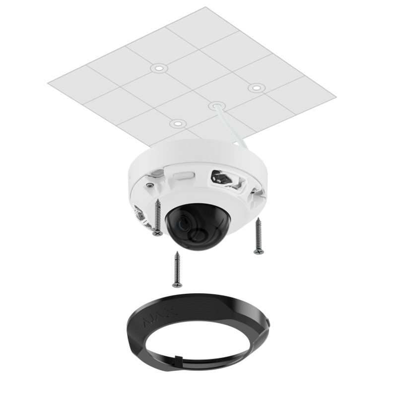 Ajax DomeCam Mini (8 Mp/4 mm) (8EU) ASP white (76024)