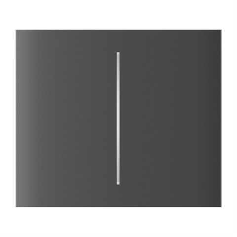 Ajax CenterButton (2-gang) vertical ASP grey