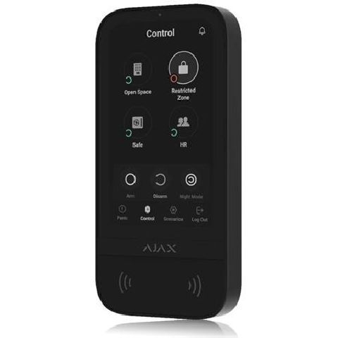 Ajax KeyPad TouchScreen Fibra  ASP black