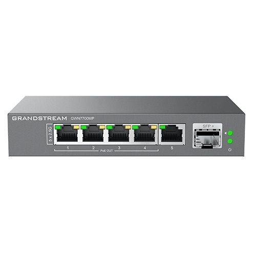 Grandstream GWN7700MP Unmanaged Network Switch 5 2,5Gb portů / 1 SFP+