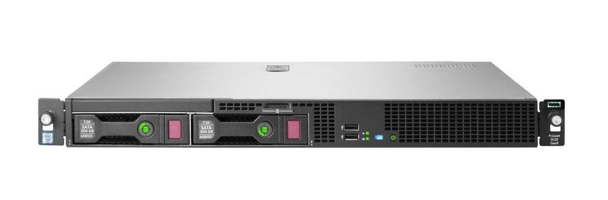 Aplikační server k2N Netstar-HPE DL20 Gen9 E3-1220v6, 16GB, 2x1TB hot plug SATA.