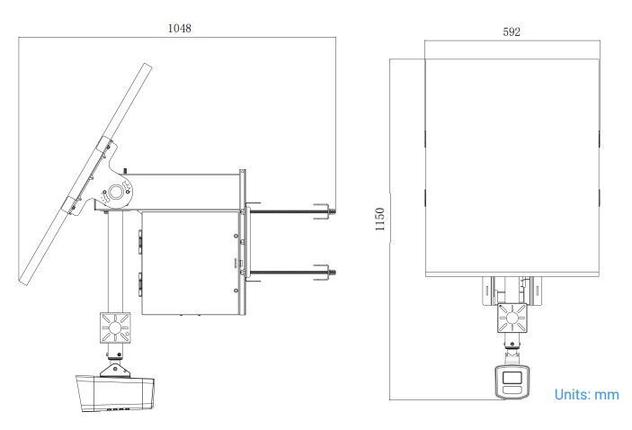 SP111-KIT 4G Solar-Power security 4MP Camera 2,8 nebo 6mm objektiv