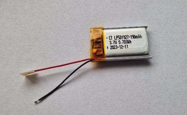 SM2 EMM-LRN R615 3,7V/190mA Li-Pol aku(LP501927)