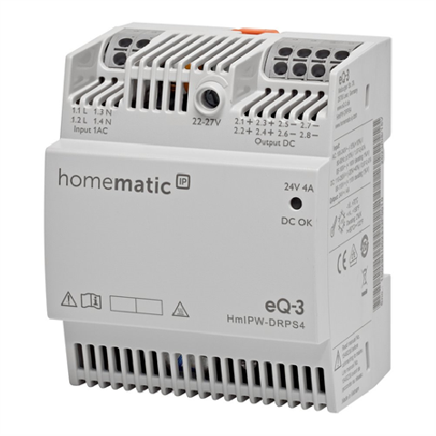 Homematic IP Wired Power Supply Unit, 4 A - HmIPW-DRPS4