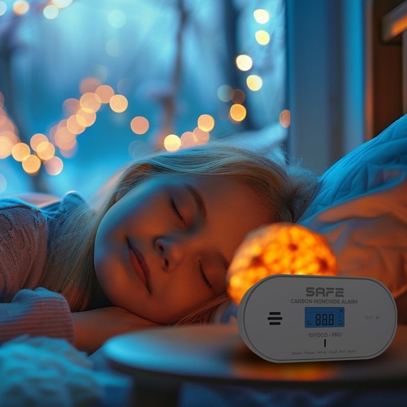 CO Alarms SAFE 10YDCO-PRO with battery with 10yrs warranty