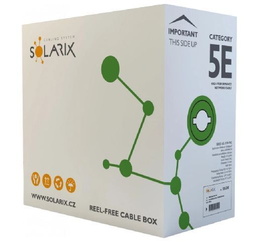 SXKD-5E-UTP-PVC Cat5E 305m Eca Solarix