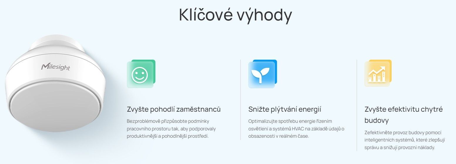 VS370-868M LoRaWAN AI detektor přítomnosti osob, bat. Li-SOCl2