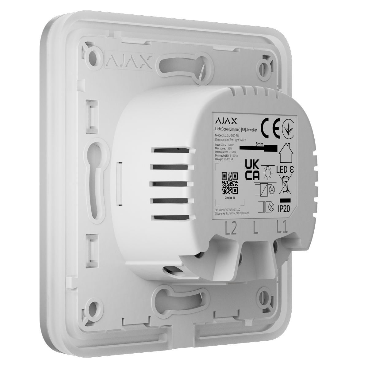 Ajax SoloButton (Dimmer) [55] (8EU) ASP fog