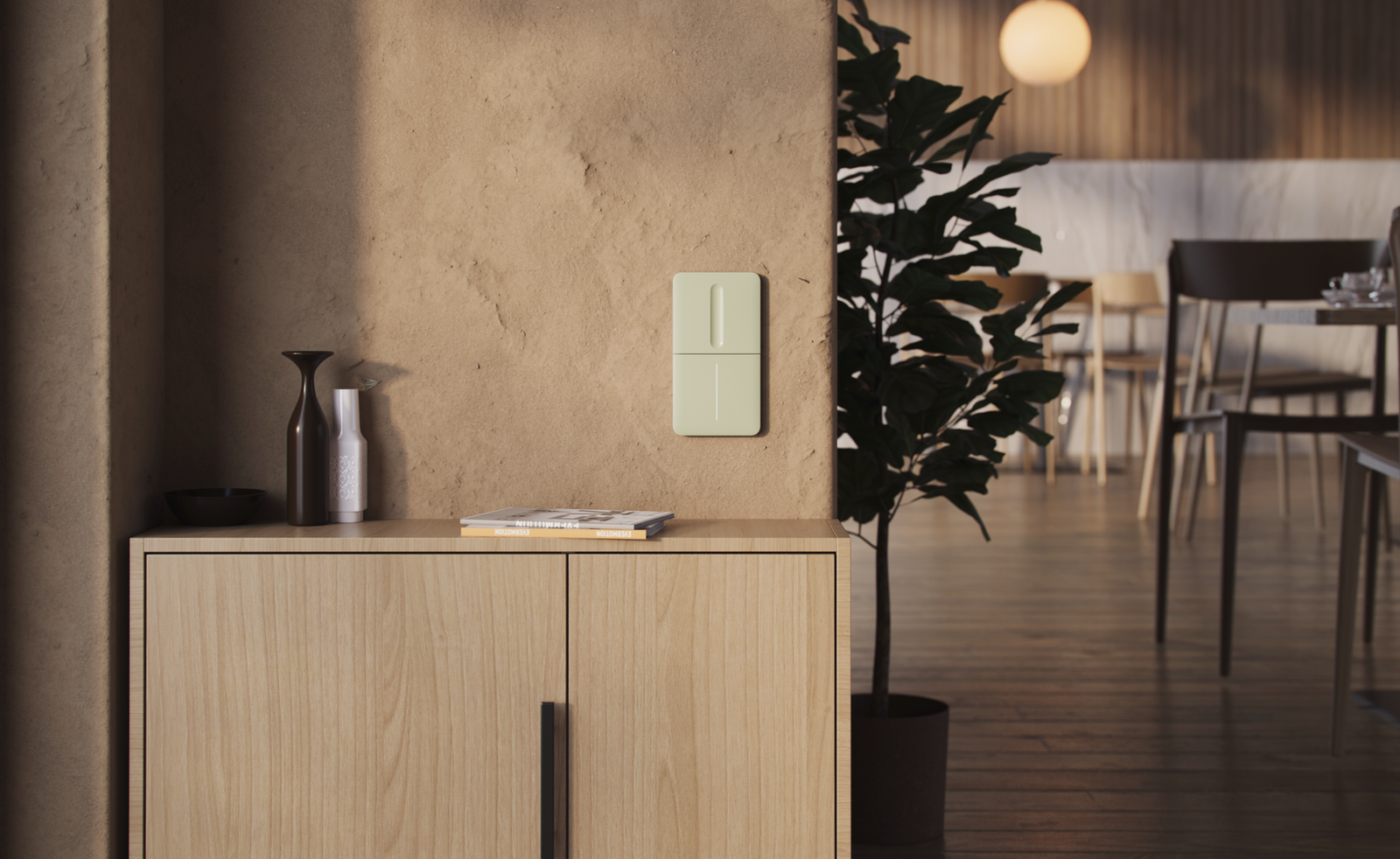 Ajax CenterButton (Dimmer) [55] (8EU) ASP oyster