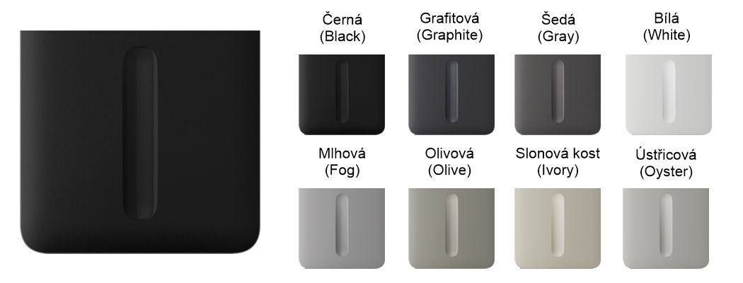 Ajax SideButton (Dimmer) vertical [55] (8EU) ASP olive