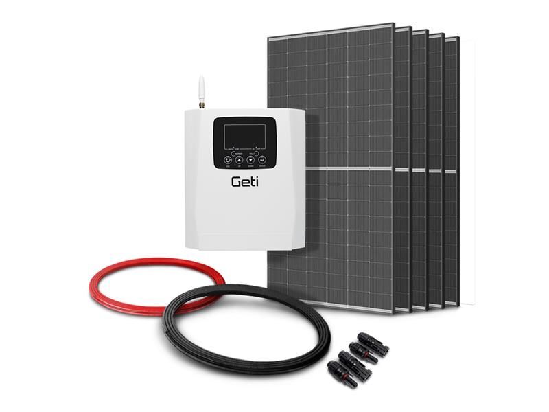 Sada pro solární ohřev vody GETI GWH03W 2225Wp 5x PV TRINA