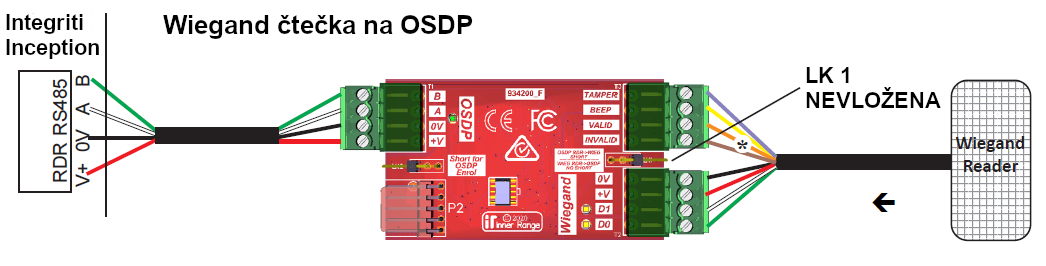 INTG-994200 OSDP&amp;lt;&amp;gt;Wiegand Converter