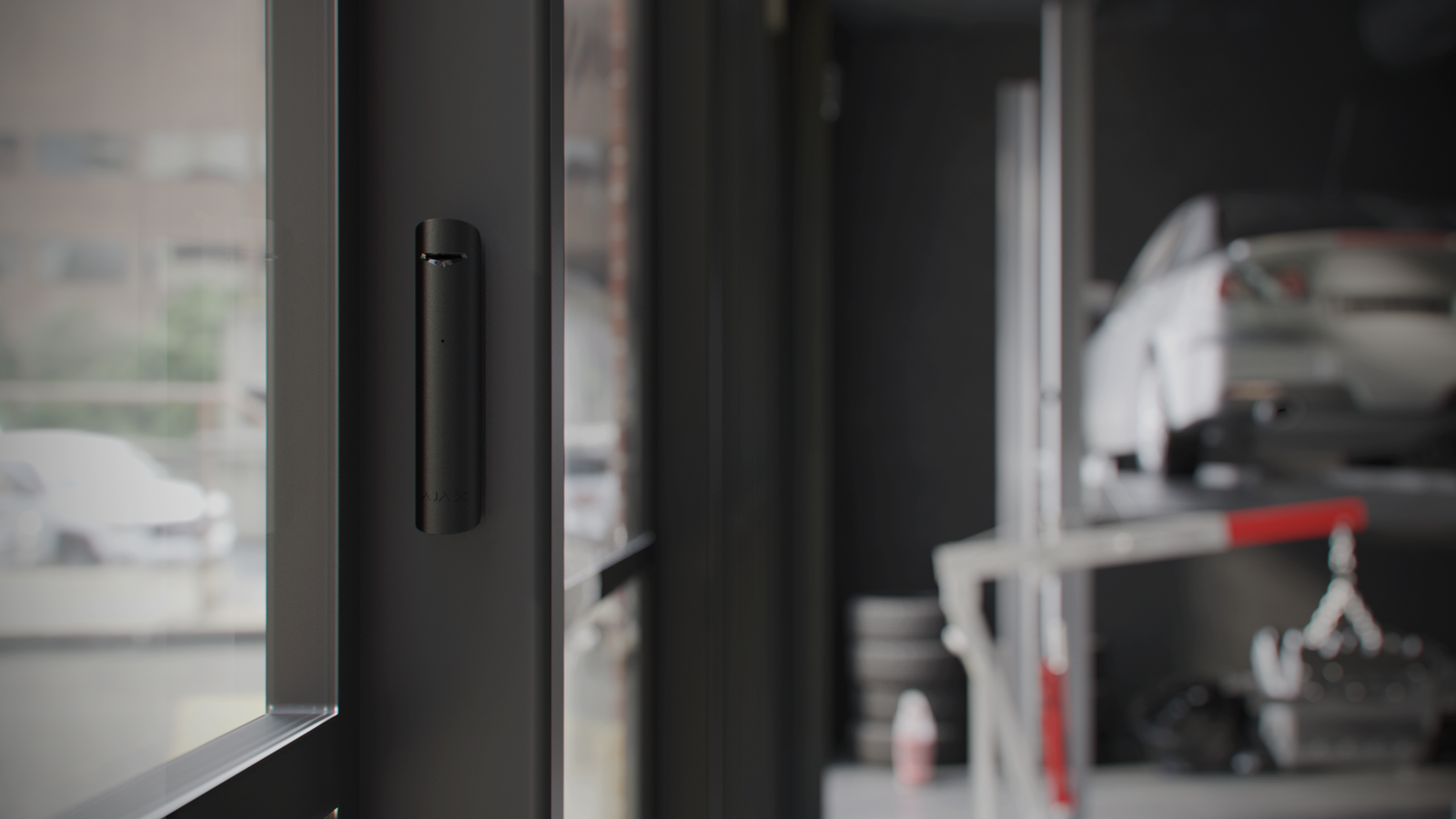 Ajax Superior GlassProtect Jeweller (8EU) ASP black