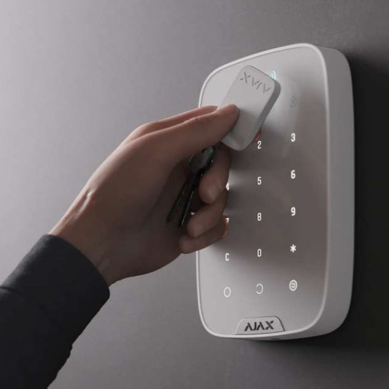 Ajax Superior KeyPad Plus Jeweller (8EU) ASP white