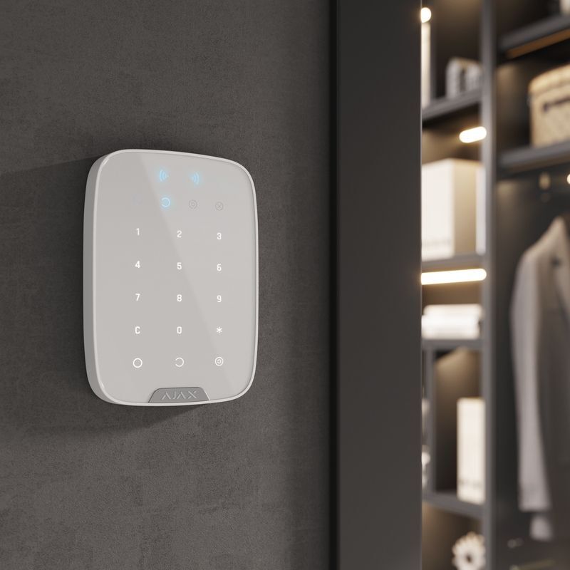 Ajax Superior KeyPad Plus Jeweller (8EU) ASP white