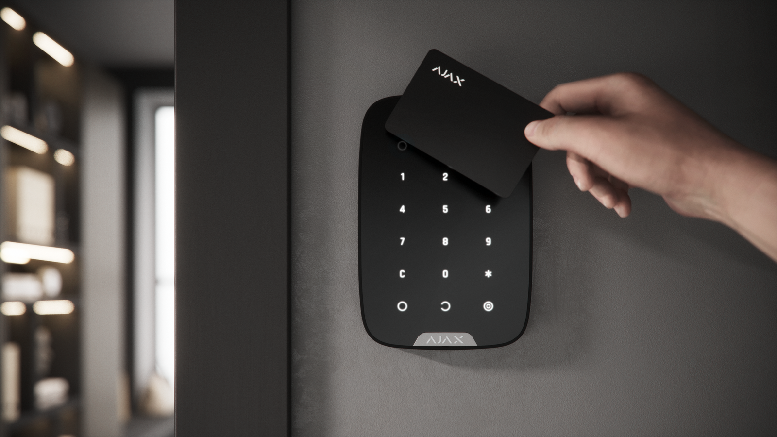 Ajax Superior KeyPad Plus Jeweller (8EU) ASP black