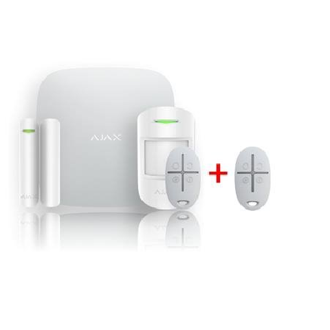 Ajax StarterKit 4G white + SpaceControl white - FREE
