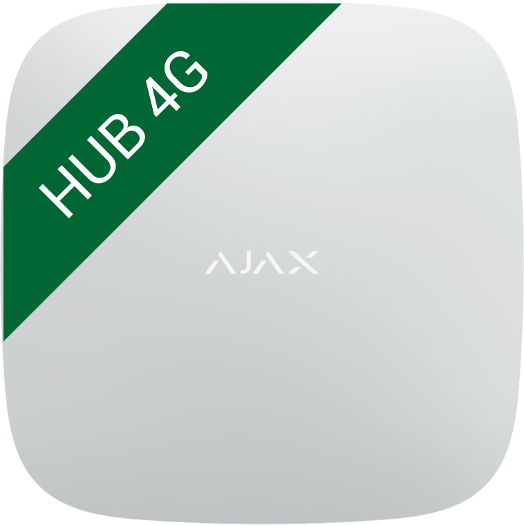 Ajax StarterKit 4G white + SpaceControl white - FREE