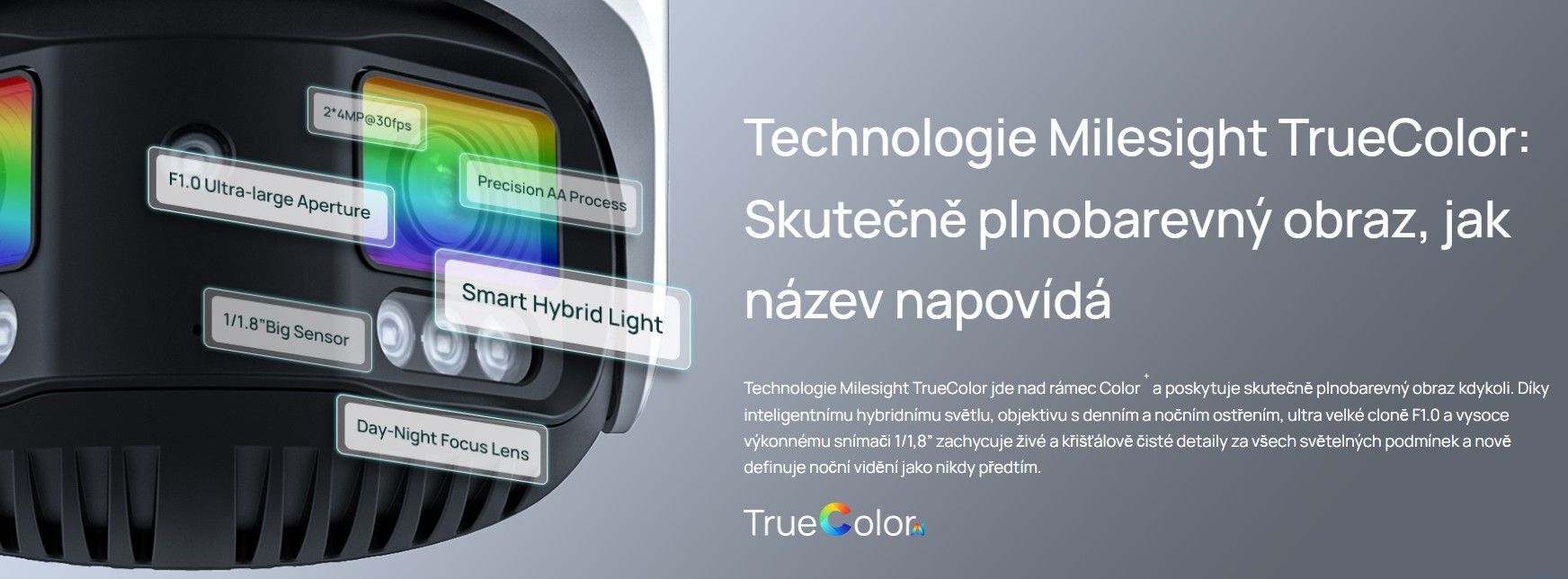 MS-C8477-HPG1 TrueColor Panoramatická kamera Duál senzor 8MP/25fps AI