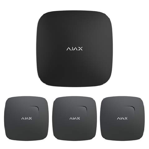 SET Ajax Fire protection 4G, black