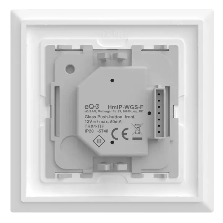 Homematic IP Glass Push-button - HmIP-WGS