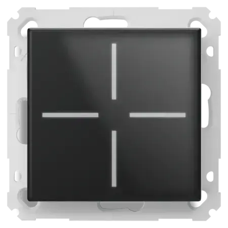 Homematic IP Glass Push-button, black - HmIP-WGS-A