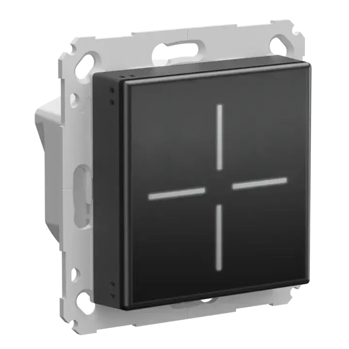 Homematic IP Glass Push-button, black - HmIP-WGS-A