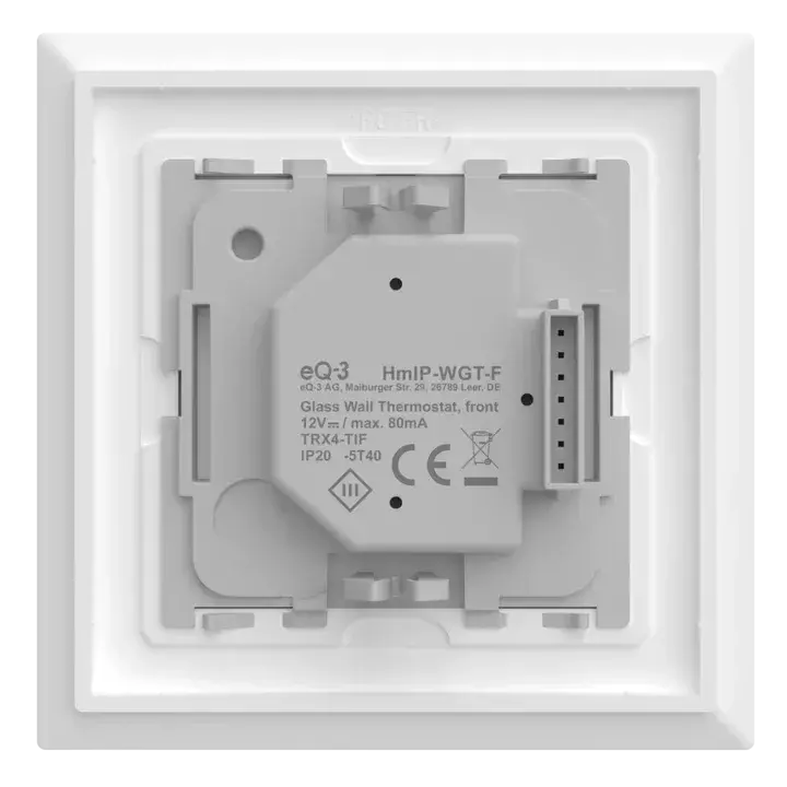 Homematic IP Glass Wall Thermostat - HmIP-WGT