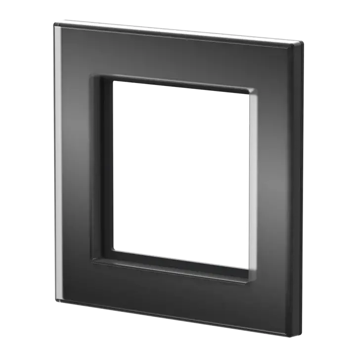 Homematic IP Glass Frame – 1-channel, black - HmIP-GF1-A