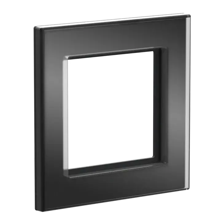 Homematic IP Glass Frame – 1-channel, black - HmIP-GF1-A